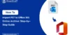 Import PST to Office 365 Online Archive