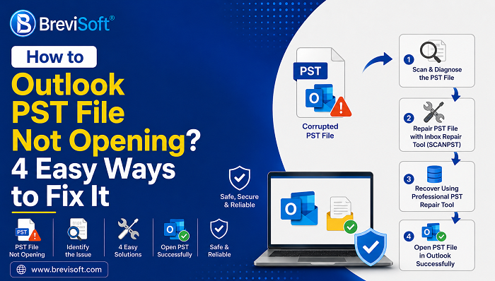 Fix Outlook PST File Not Opening
