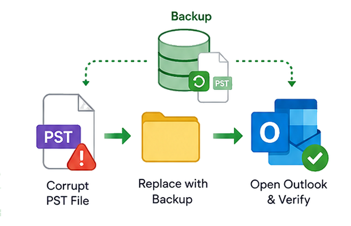 Restore Emails from an Outlook Backup