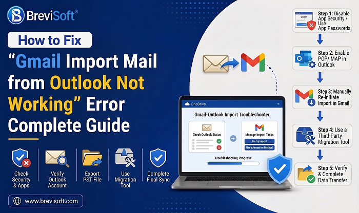 Fix "gmail import mail from outlook not working"