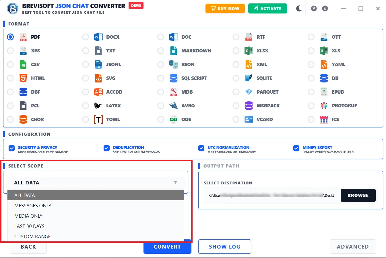 Click on any MBOX file to read email
