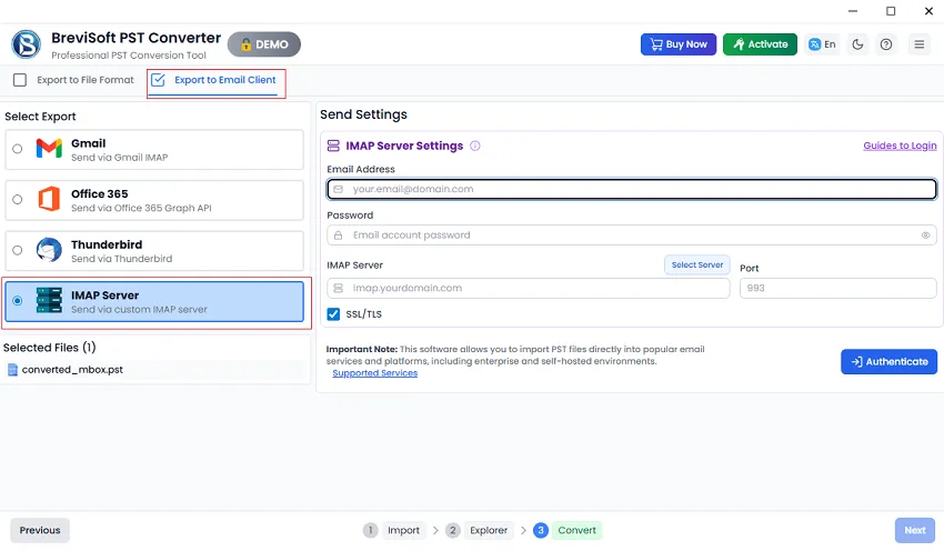 application provides multiple advance search options
