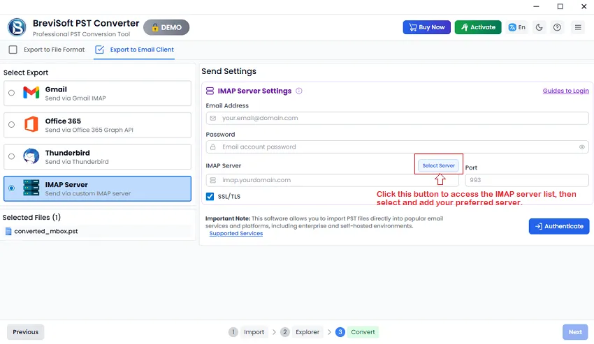 application provides multiple advance search options