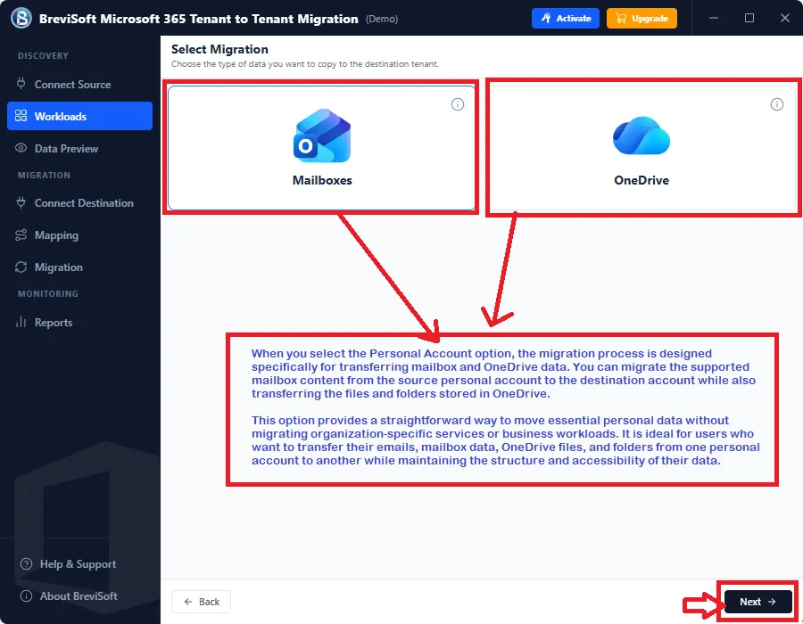 application provides multiple advance search options